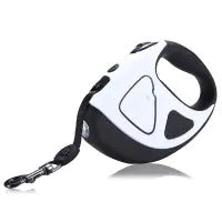 Laisse rétractable automatique pour chien avec lumière LED et corde en fibre Boutique Ecom